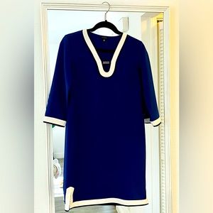 Elegant Ann Taylor Cobalt Blue Dress
